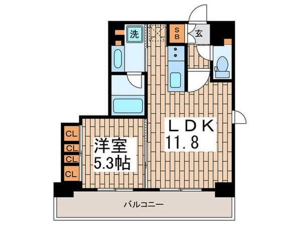 パークアクシス大森の物件間取画像